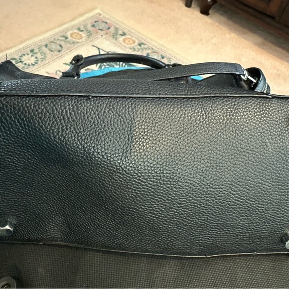 REBECCA MINKOFF Black Regan satchel purse handbag 12.5” x 9” - Picture 6 of 11